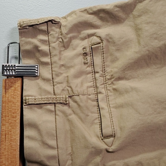 Izod shorts men's size 32 tan lightweight fabric shorts - Picture 8 of 10